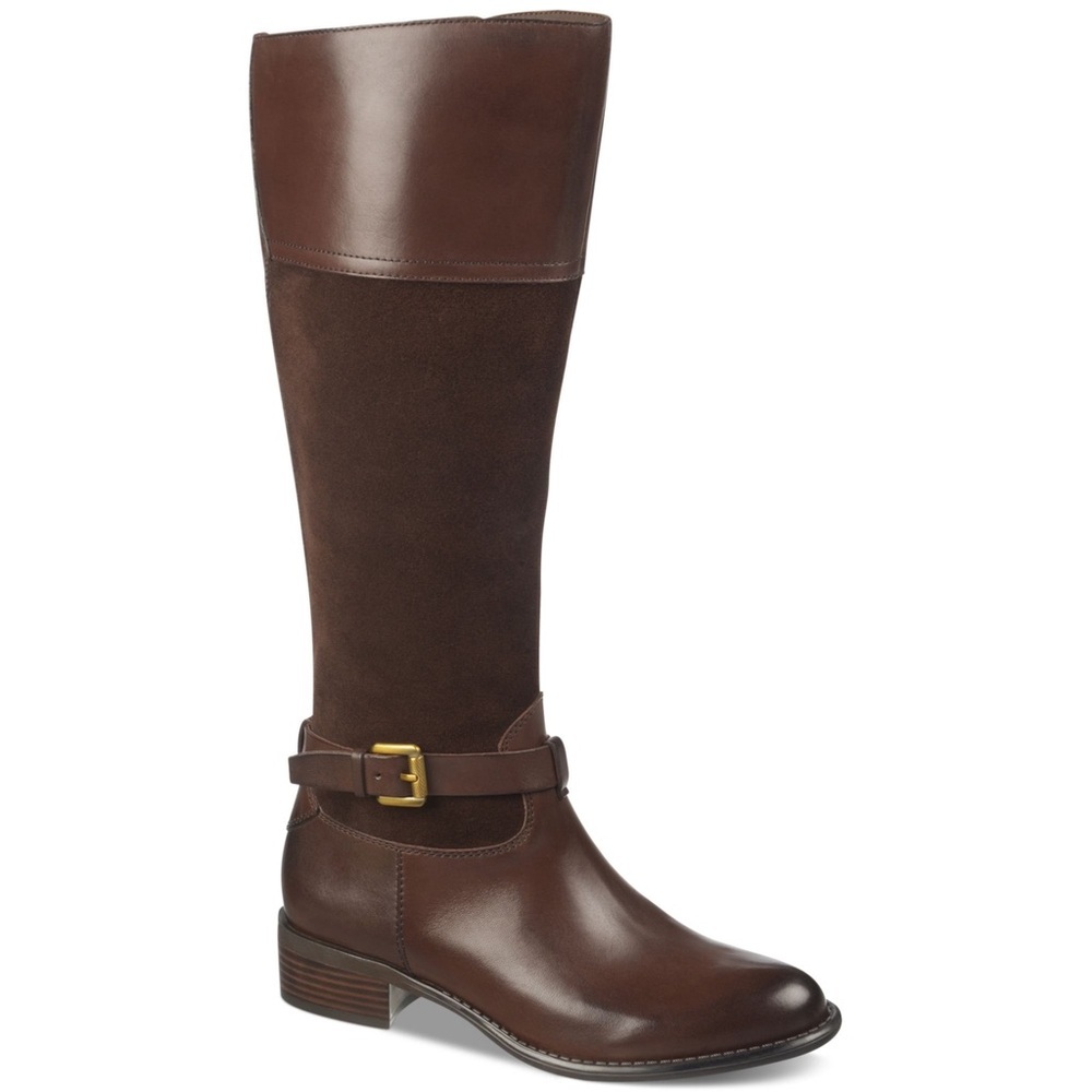 Franco Sarto Brown Knee-High Boots